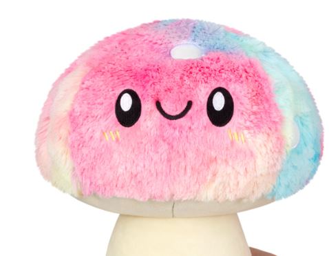 Micro Squishable Pastel Tie Dye Mushroom